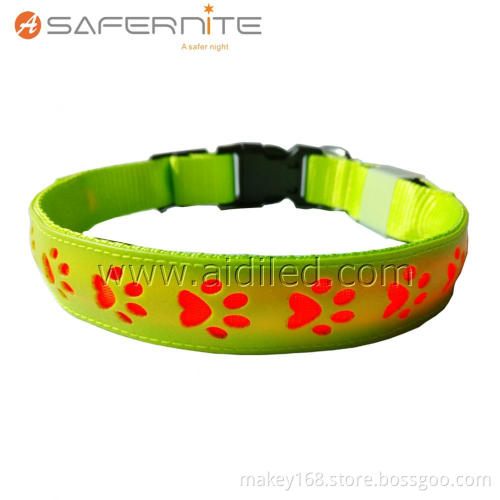 Led Pet Dog Flashing Night Safety Collar